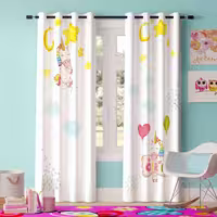 پرده اتاق دختر اسب تکشاخ HK-2850