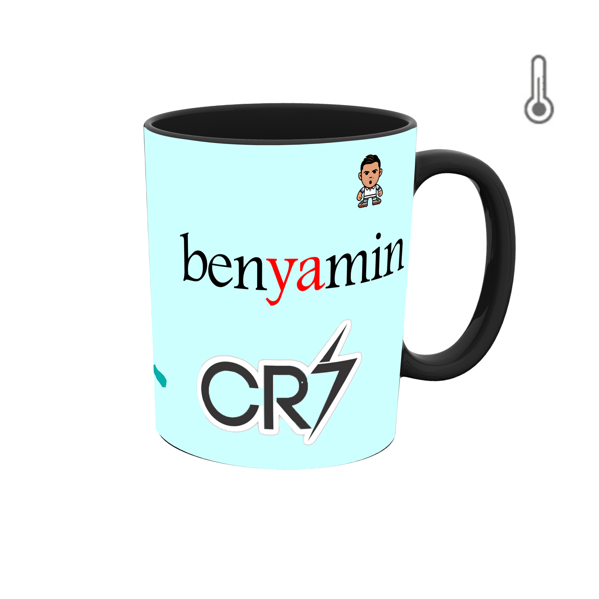 ماگ طرح اسم بنیامین مدل رونالدو