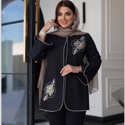 مانتو گلدوزی مازراتی وارداتی
