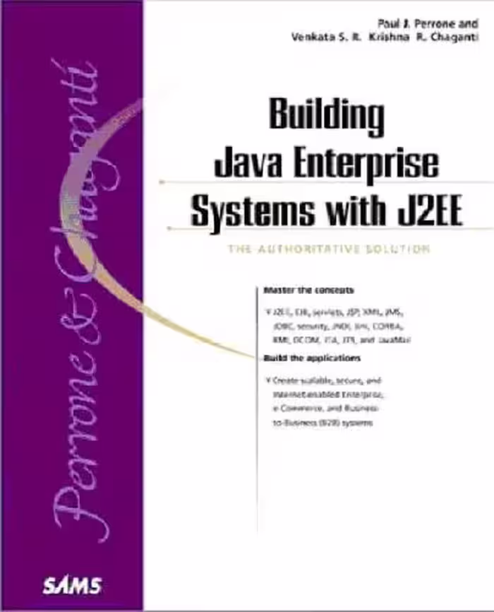 خرید و دانلود نسخه کامل کتاب Building Java Enterprise Systems with J2EE