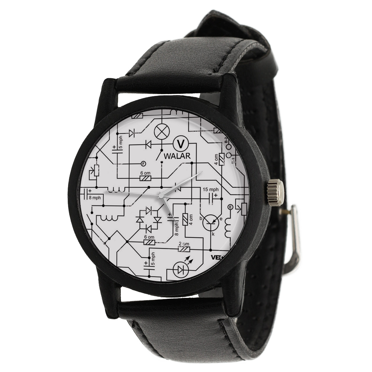 ساعت مچی عقربه ای والار طرح مدار الکتریکی کد LF2610