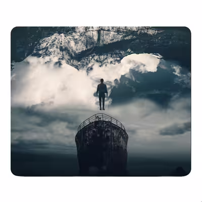 ماوس پد مدل G11 طرح Floating Man