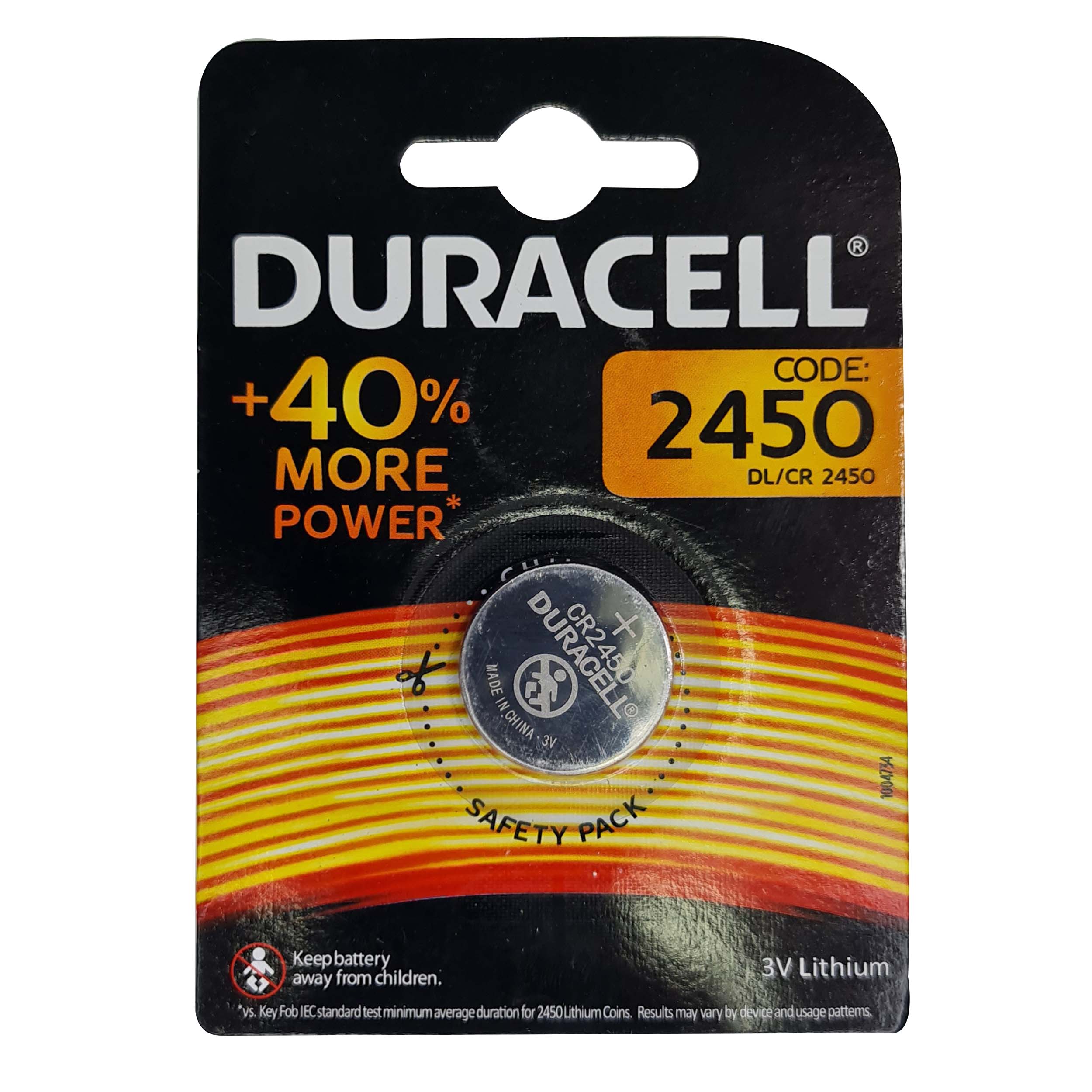 باتری سکه ای دوراسل مدل CR-2450 