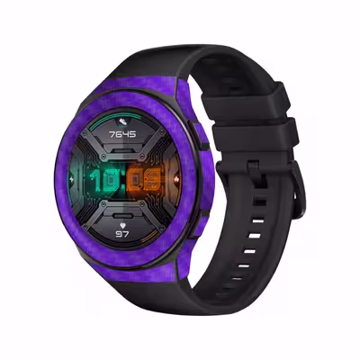 برچسب ماهوت طرح Purple Fiber مناسب برای ساعت هوشمند هوآوی Watch GT 2e
