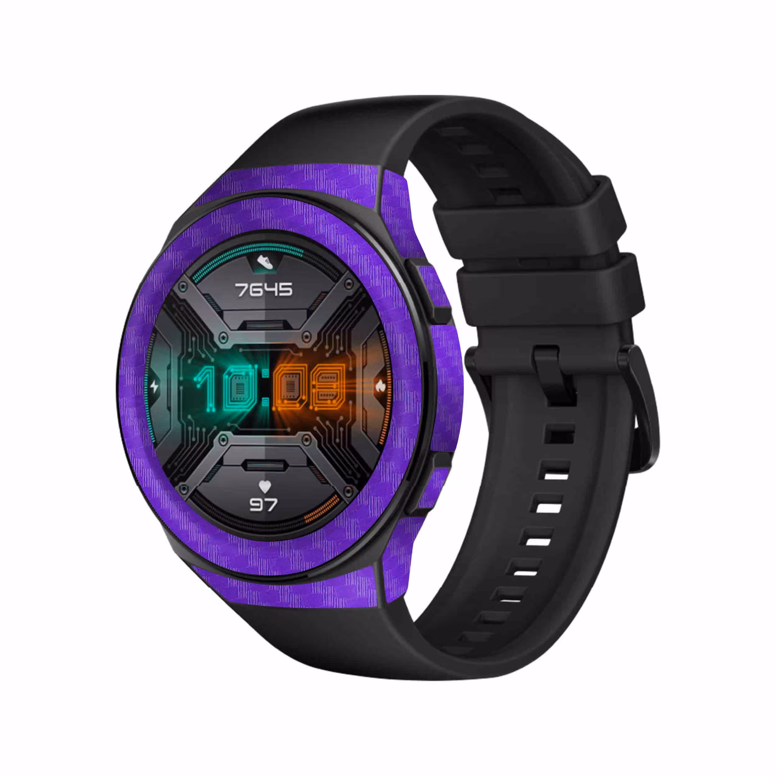 برچسب ماهوت طرح Purple Fiber مناسب برای ساعت هوشمند هوآوی Watch GT 2e