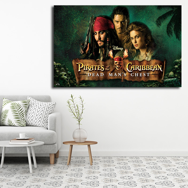 تابلو شاسی مدل دزدان دریایی کارائیب کد 38 | دنیای قاب