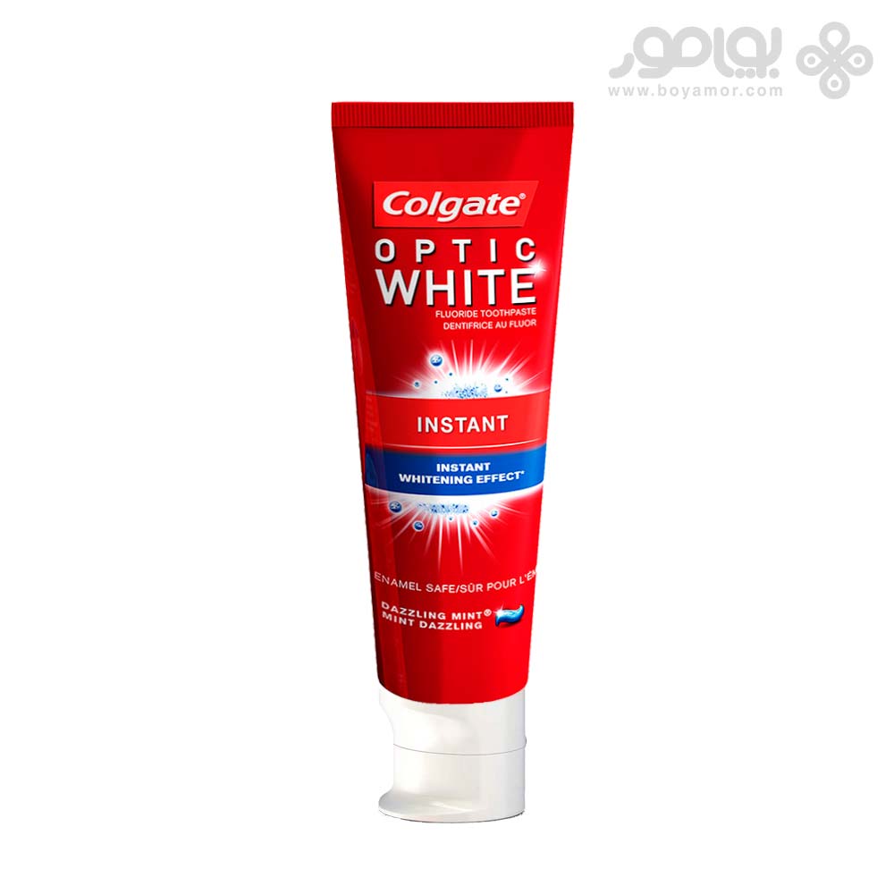 خمیر دندان کلگیت مدل OPTIC WHITE INSTANT حجم 75 میل