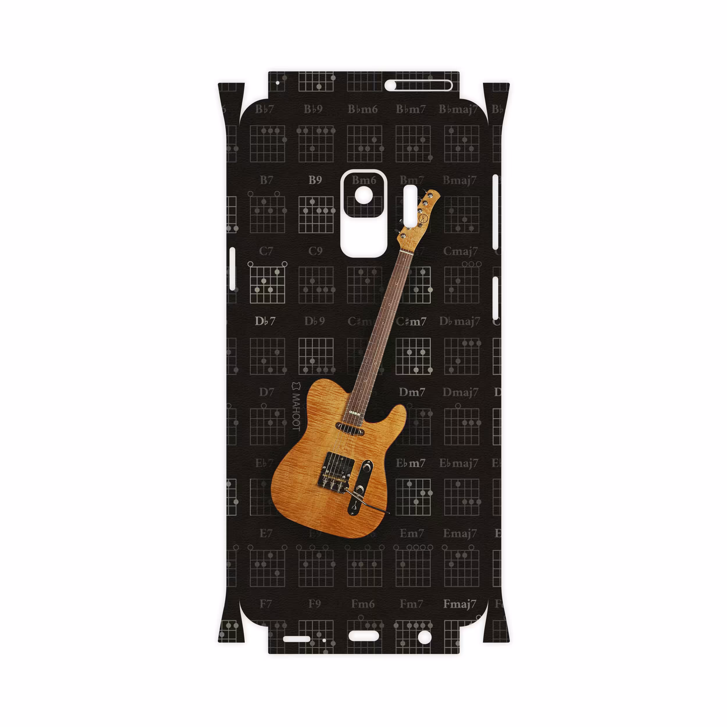 برچسب پوششی ماهوت مدل Guitar-Instrument-FullSkin مناسب برای گوشی موبایل سامسونگ Galaxy S9