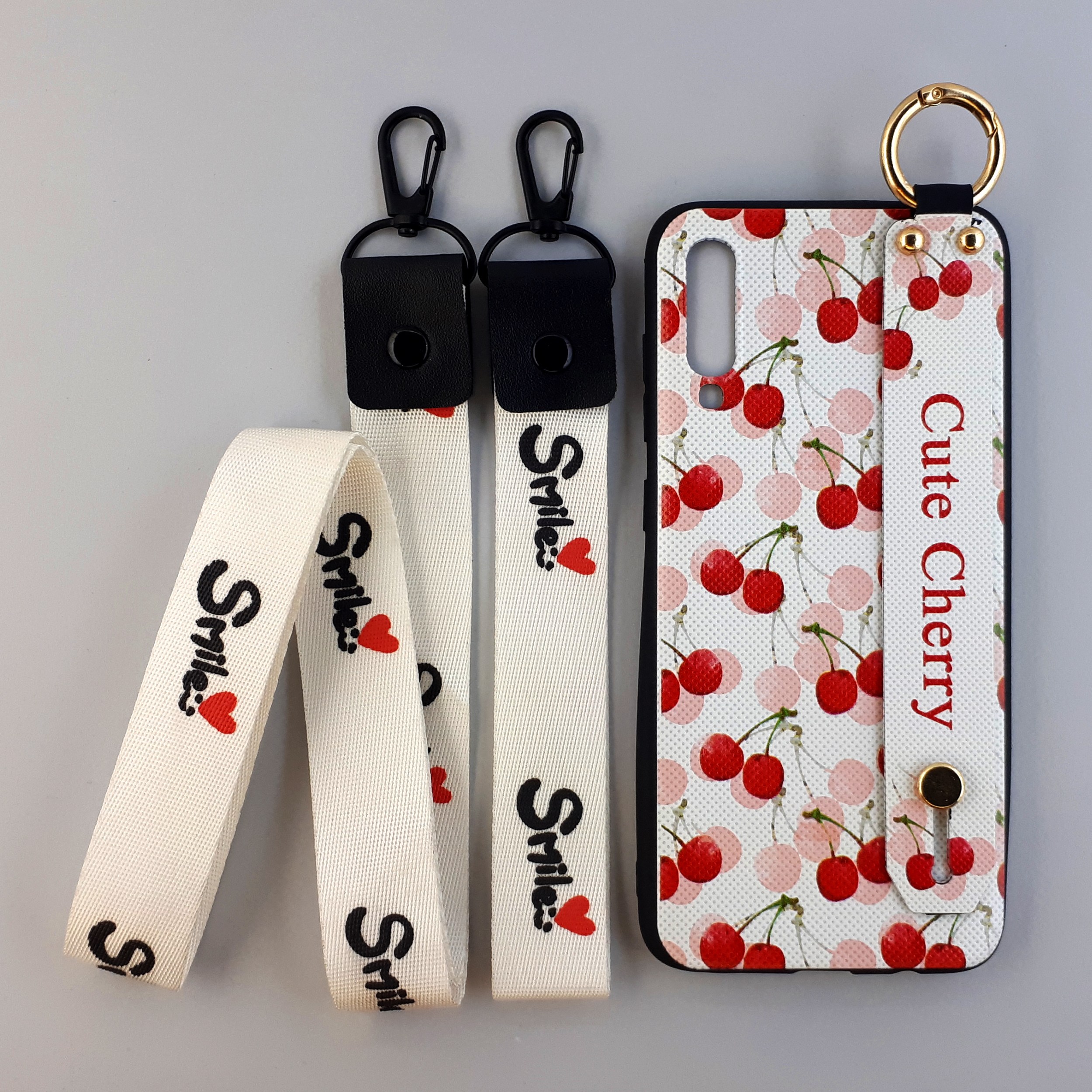  کاور طرح گل کد 05 مناسب برای گوشی موبایل سامسونگ Galaxy A70/A70S به همراه بند مجموعه 2 عددی