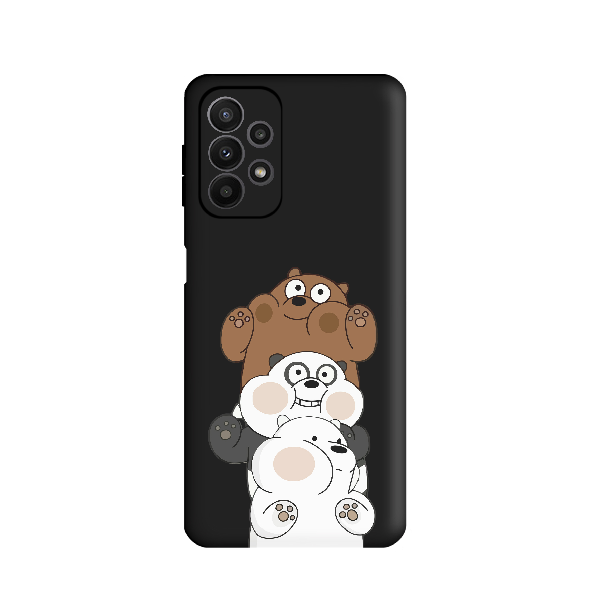کاور طرح خرس های کله فندقی کد s791 مناسب برای گوشی موبایل سامسونگ Galaxy A23     