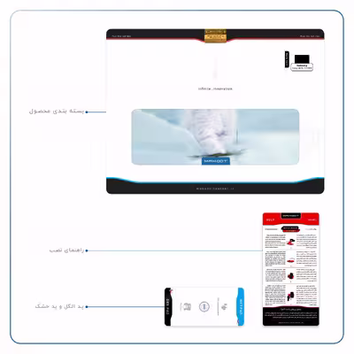برچسب پوششی ماهوت مدل Cat-1 مناسب برای تبلت سامسونگ Galaxy Tab S5e 10.5 2019 T725