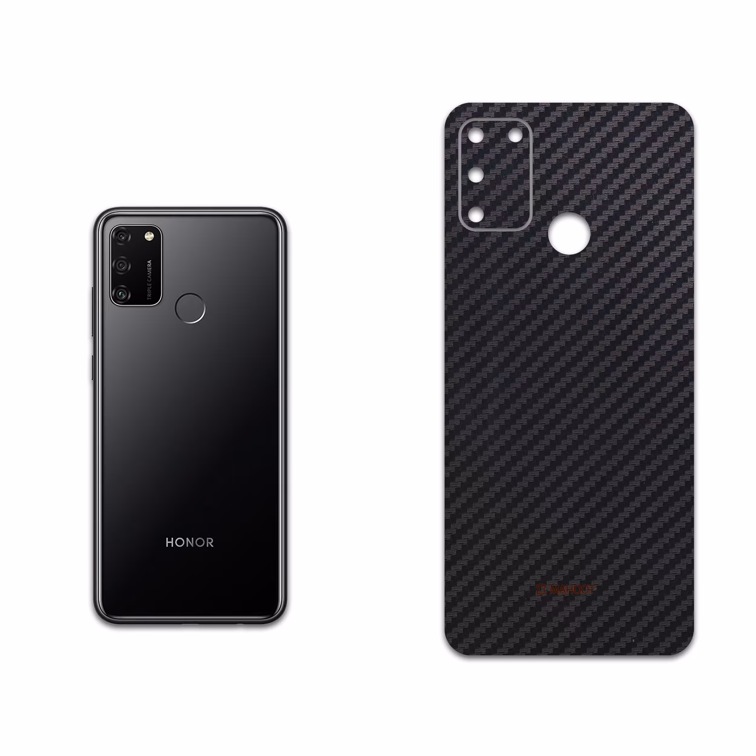 برچسب پوششی ماهوت مدل Carbon-Fiber مناسب برای گوشی موبایل آنر 9A