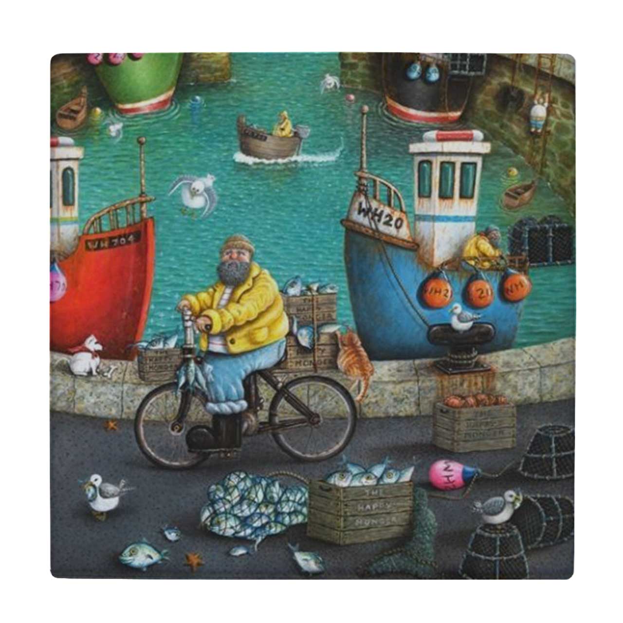 زیر لیوانی طرح بندرگاه کد    4018552_2436