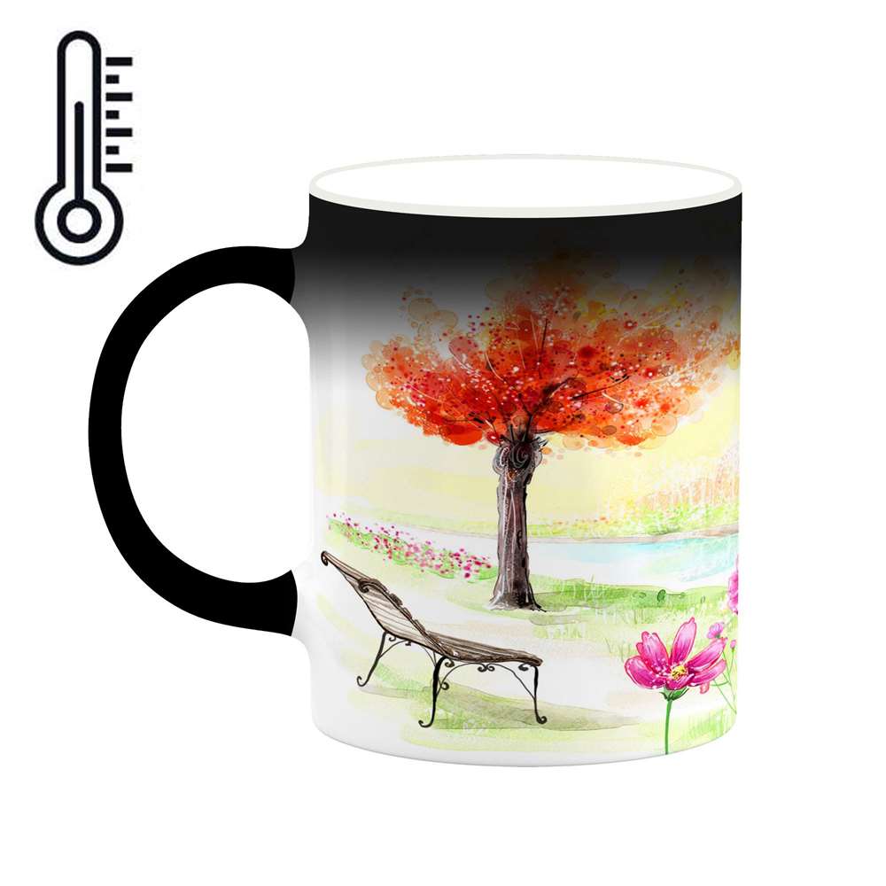 ماگ حرارتی کاکتی طرح دنیای فانتزی مدل mgh18654