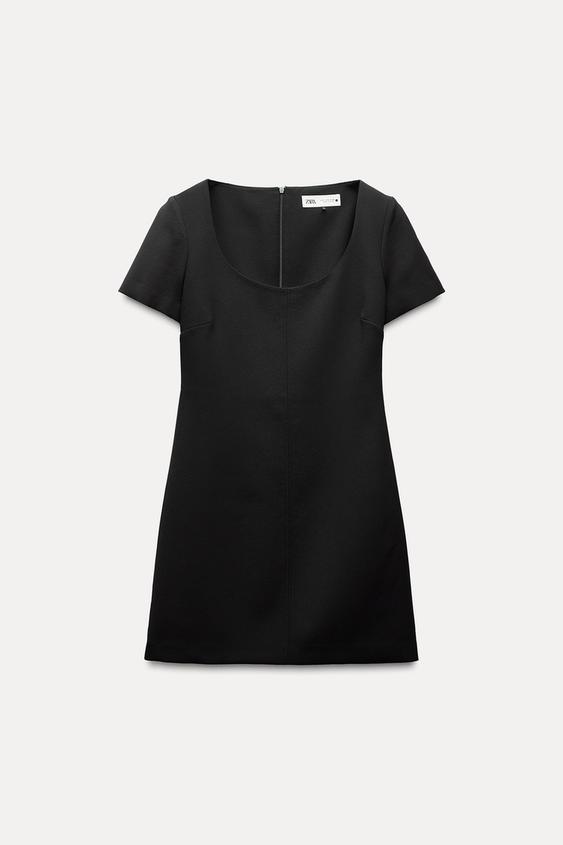 لباس کوتاه زنانه زارا ZW COLLECTION SHORT DRESS | تهران زارا TehranZara