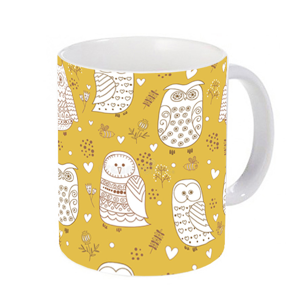 ماگ طرح جغد کد 268