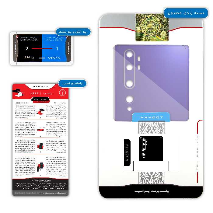 برچسب پوششی ماهوت مدل Matte-BlueBerry مناسب برای گوشی موبایل شیائومی Mi Note 10 Pro