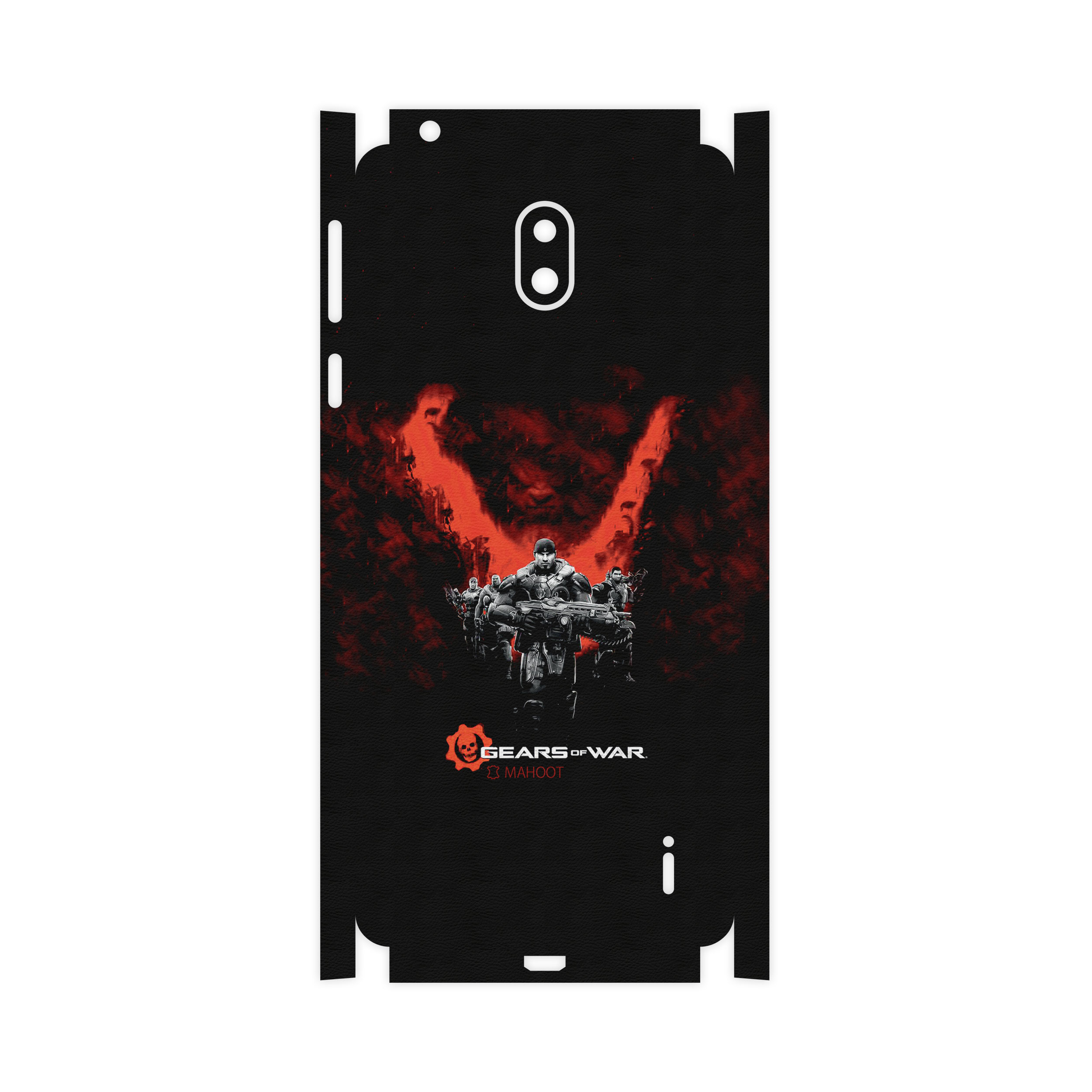 برچسب پوششی ماهوت مدل GEARS-OF-WAR-Game-FullSkin مناسب برای گوشی موبایل نوکیا 2.2