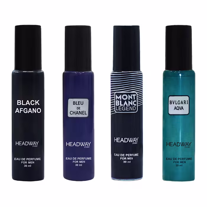 عطر جیبی مردانه هدوی استوری مدل shiraz حجم 30 میلی لیتر مجموعه 4 عددی