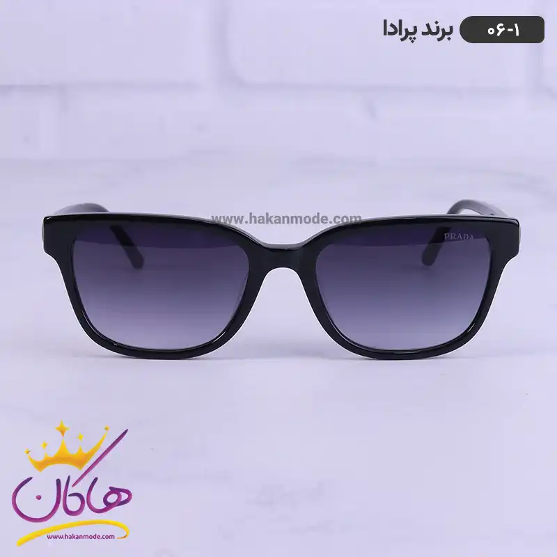 عینک آفتابی پرادا زنانه ویفرر مشکی 06