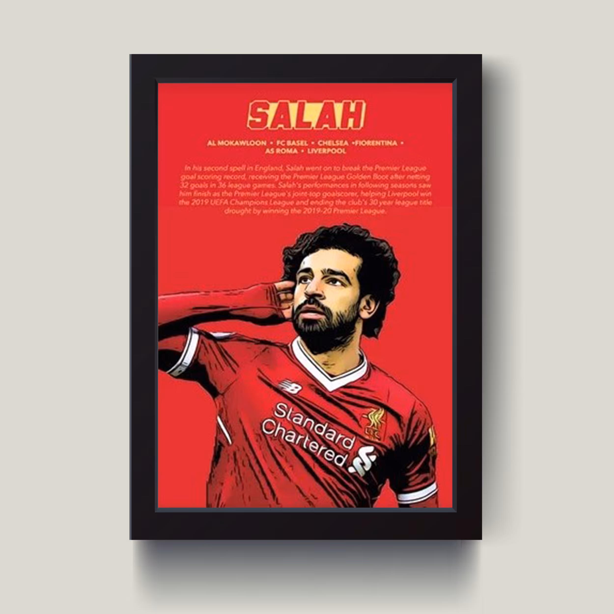 تابلو مدل محمد صلاح کد G7-11