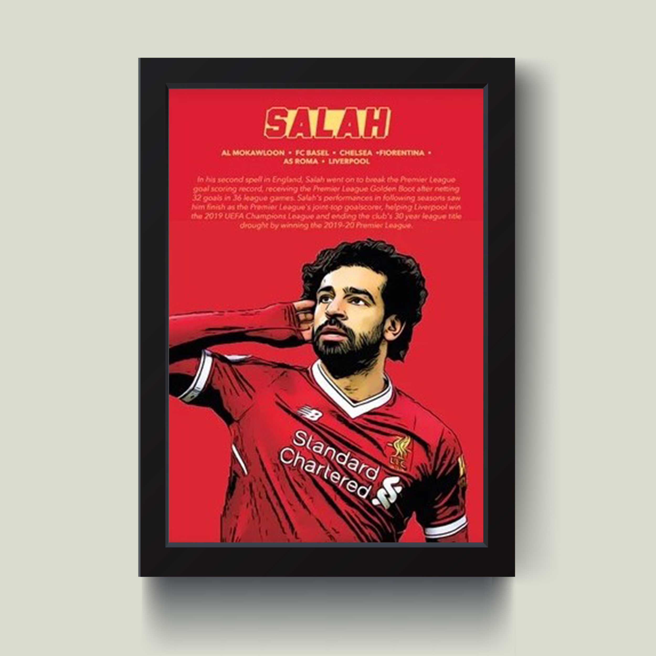 تابلو مدل محمد صلاح کد G7-11