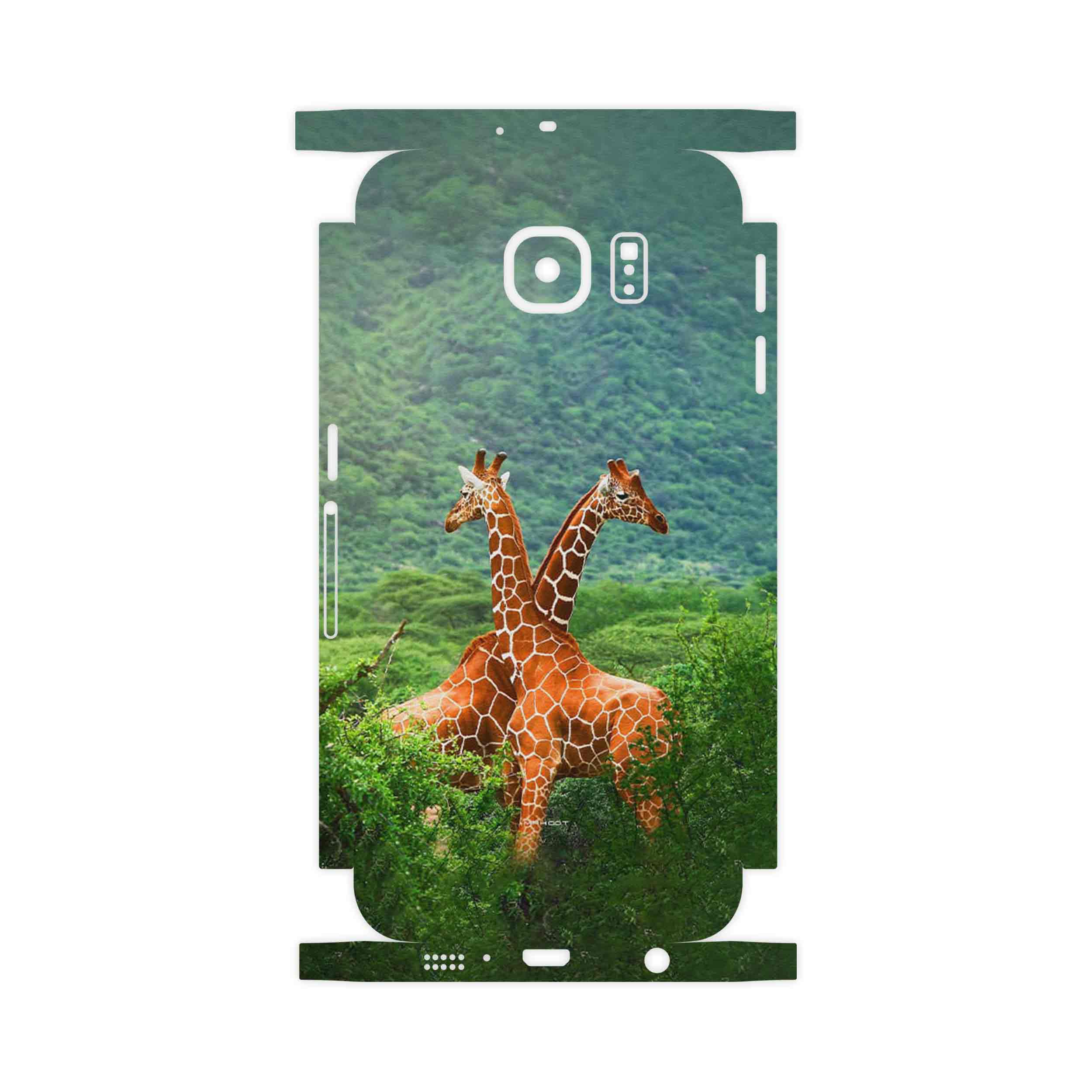 برچسب پوششی ماهوت مدل Giraffe-FullSkin مناسب برای گوشی موبایل سامسونگ Galaxy S6 Edge