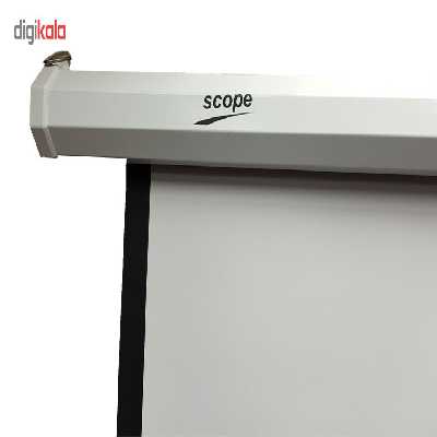 پرده نمایش دستی پروژکتور اسکوپ پارچه عالی سایز 180x180