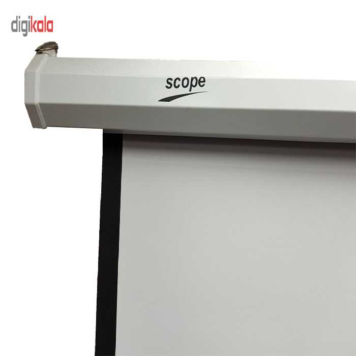 پرده نمایش دستی پروژکتور اسکوپ پارچه عالی سایز 180x180