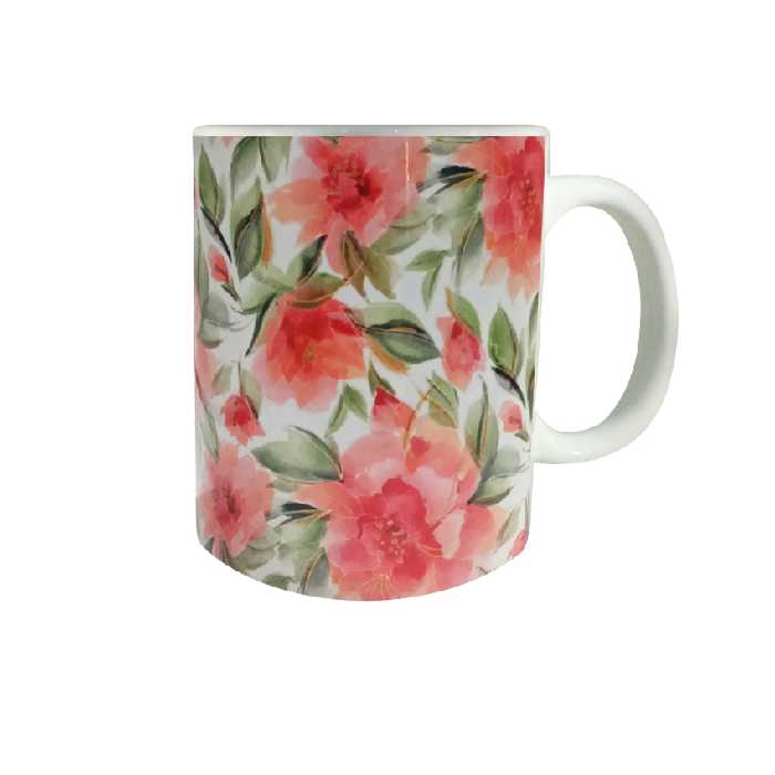 ماگ مدل گلهای بهاری کد Pink01