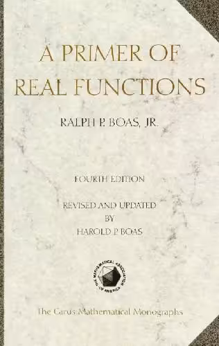 خرید و دانلود نسخه کامل کتاب A Primer of Real Functions