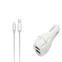 شارژر فندکی موکسوم مدل M 20 به همراه کابل microusb