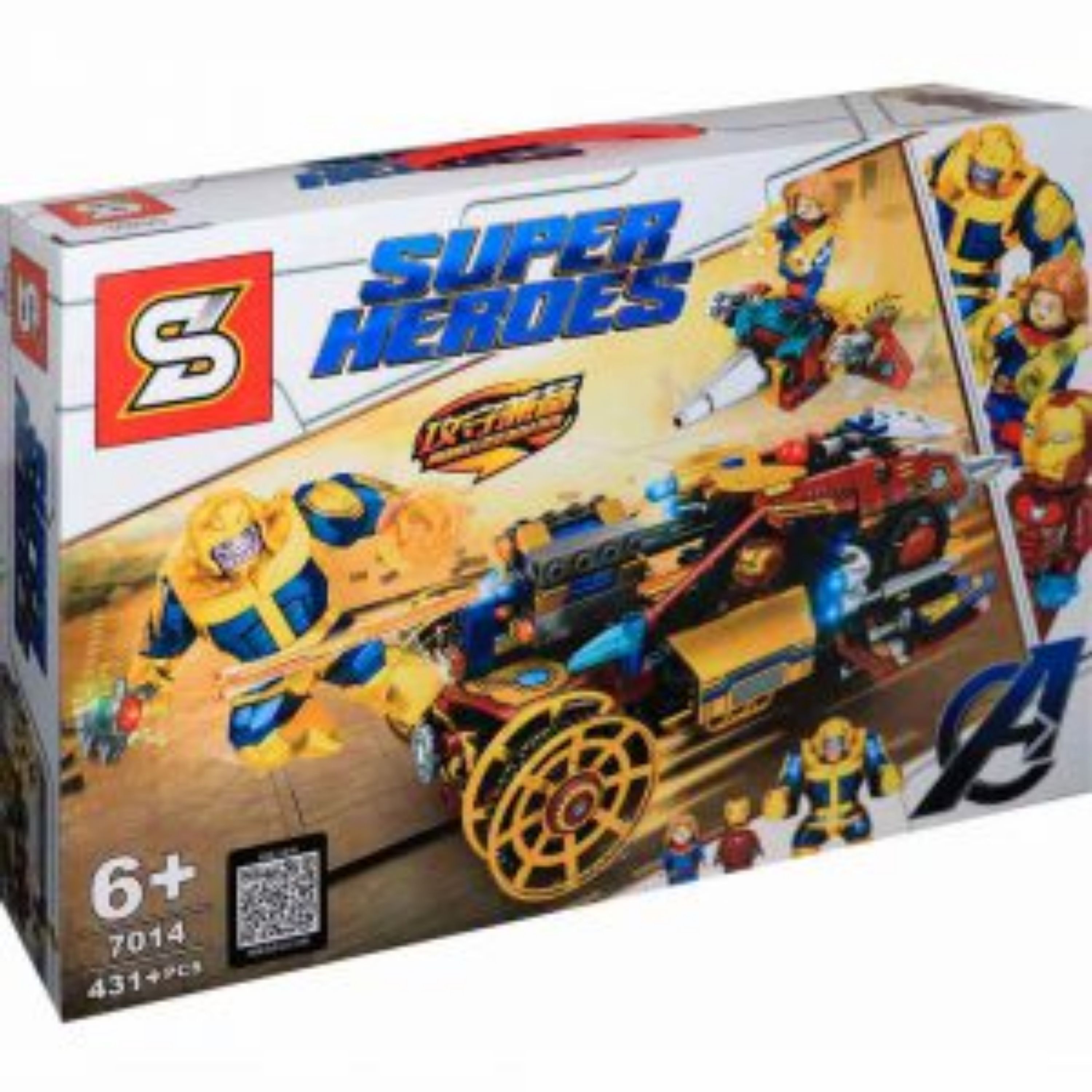 لگو تانوس با ماشین جنگی قهرمانان کد 7014-621-