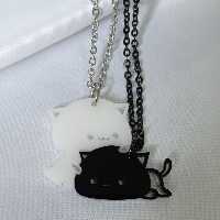 گردنبند سِت پلکسی طرح گربه 