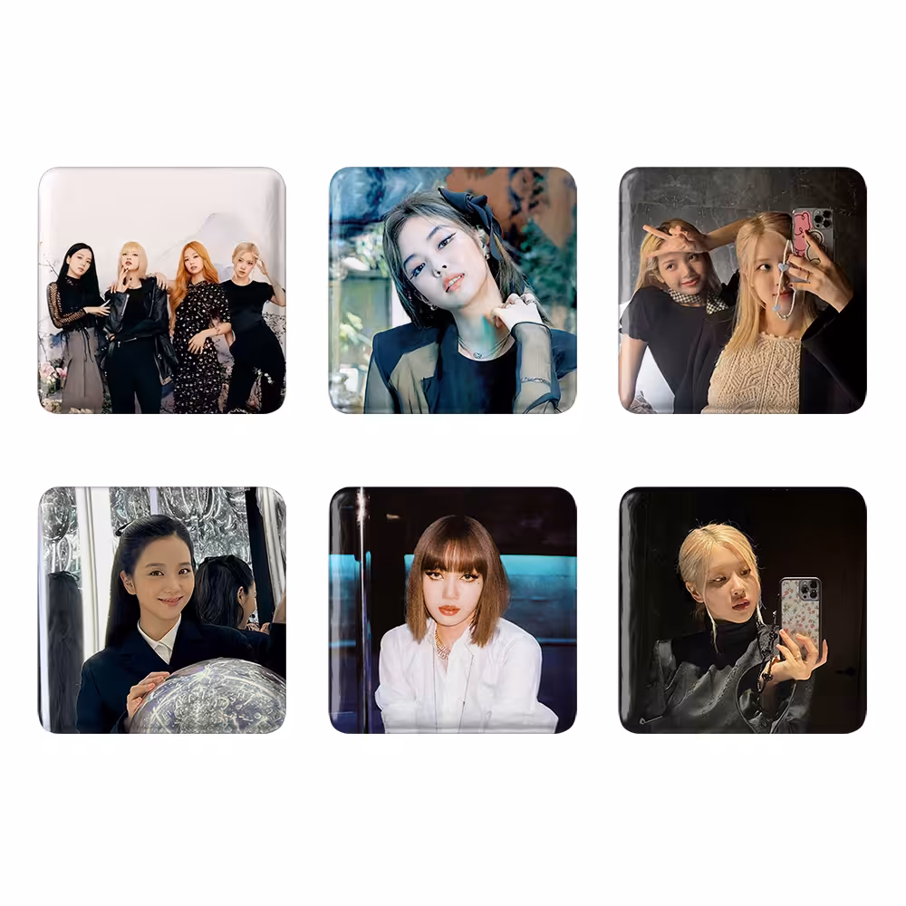 پیکسل خندالو مدل گروه بلک پینک BLACKPINK کد 892A مجموعه 6 عددی