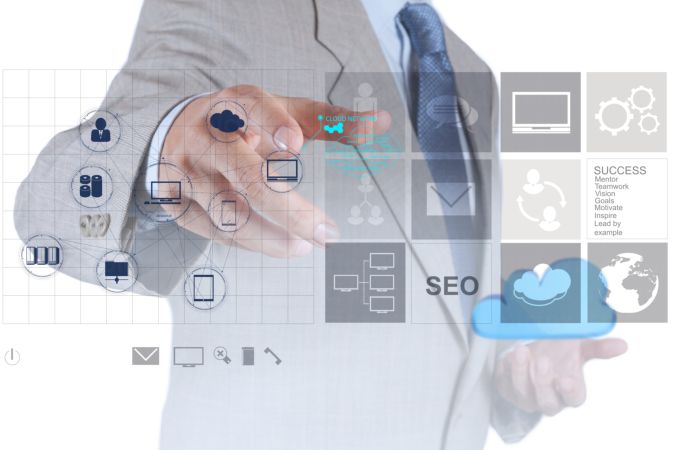 خرید و دانلود عکس Businessman working with a Cloud Computing کد 11280 | پیک فاکس | Pic Fox