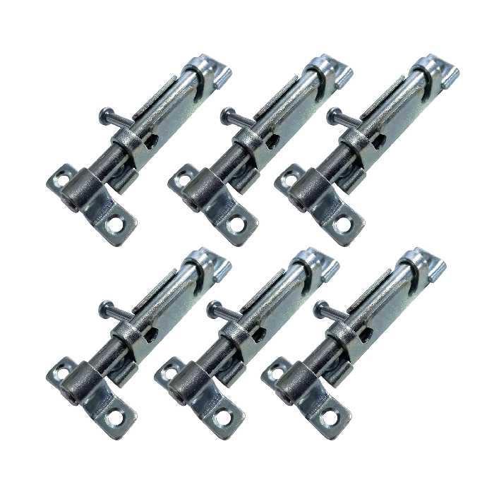 قفل کمدی کشویی مدل F8 مجموعه 6 عددی