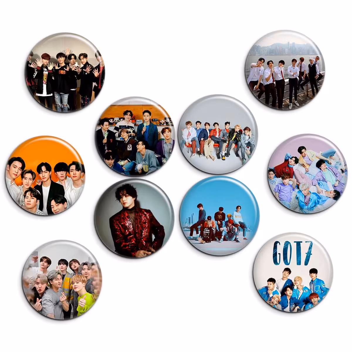 پیکسل پرمانه طرح GOT7 کد pmg.5501 مجموعه 10 عددی