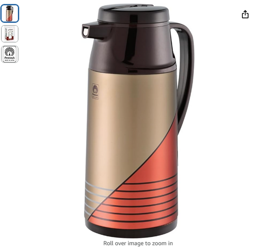 فلاسک 1 لیتری دکمه دار پیکوک ژاپن