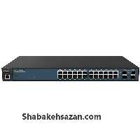 سوییچ رکمونت 24 پورت انجنیوس مدل EWS1200-28T
