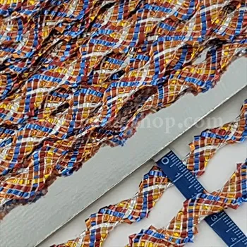 نوار زیگزاگ پهن هفت رنگ 1