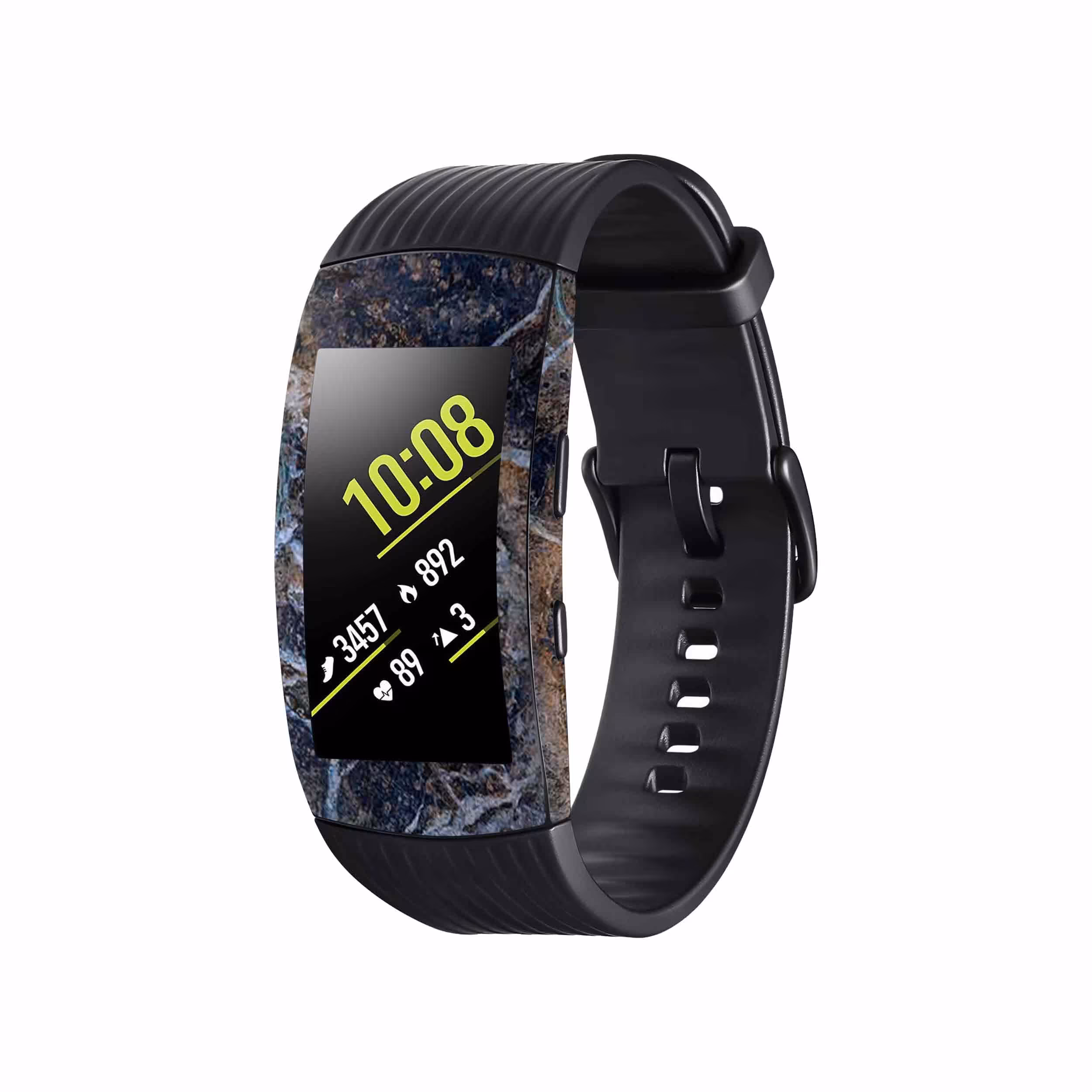 برچسب ماهوت طرح Earth-White-Marble مناسب برای ساعت هوشمند سامسونگ Galaxy Gear Fit 2 Pro