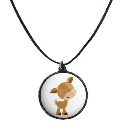 گردنبند پرمانه طرح cute کد pmb.26814 مدل دو طرفه