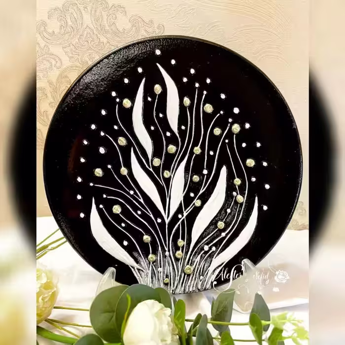 دیوارکوب دکوراتیو فانتزی تمام کار دست نقاشی برجسته ، پس کرایه