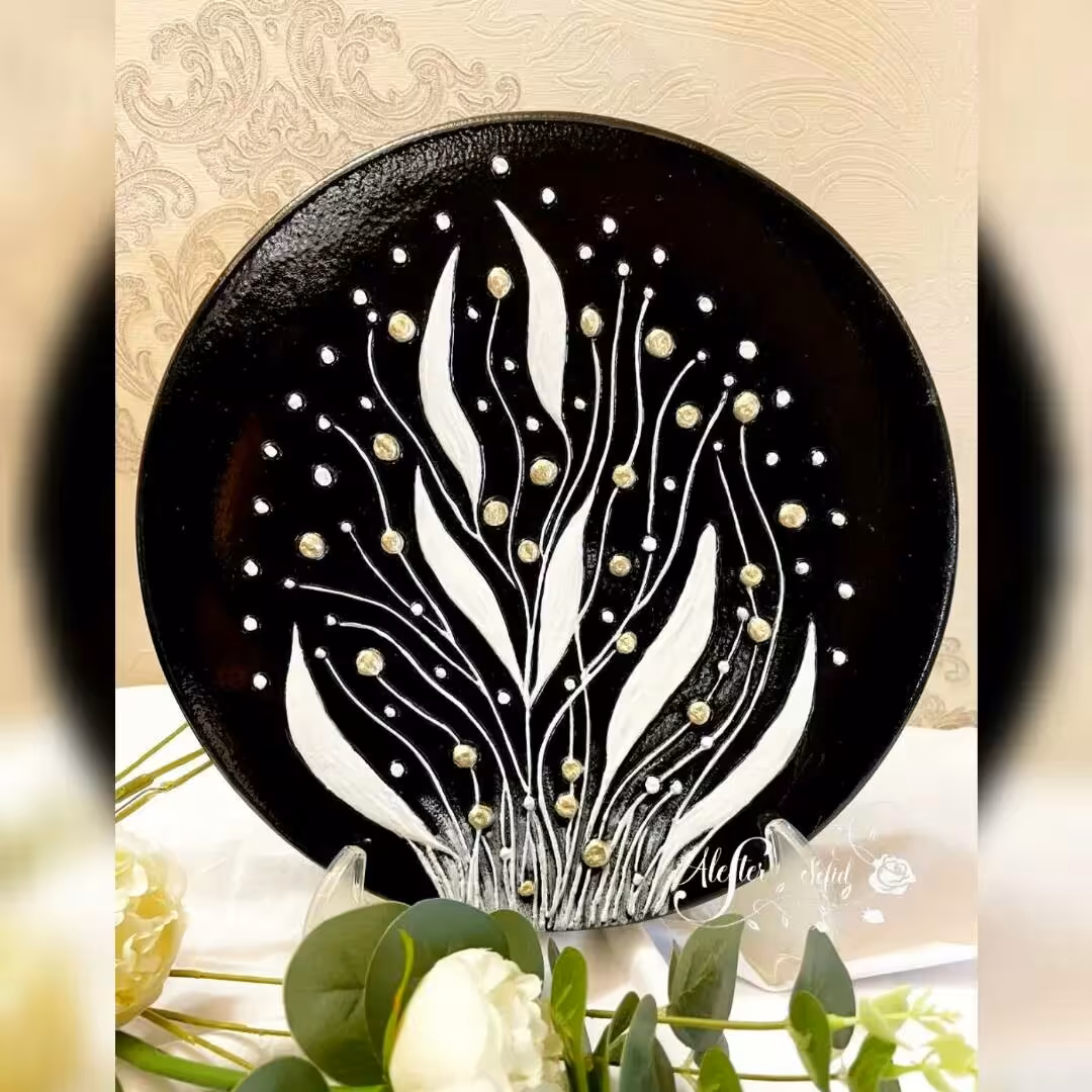 دیوارکوب دکوراتیو فانتزی تمام کار دست نقاشی برجسته ، پس کرایه