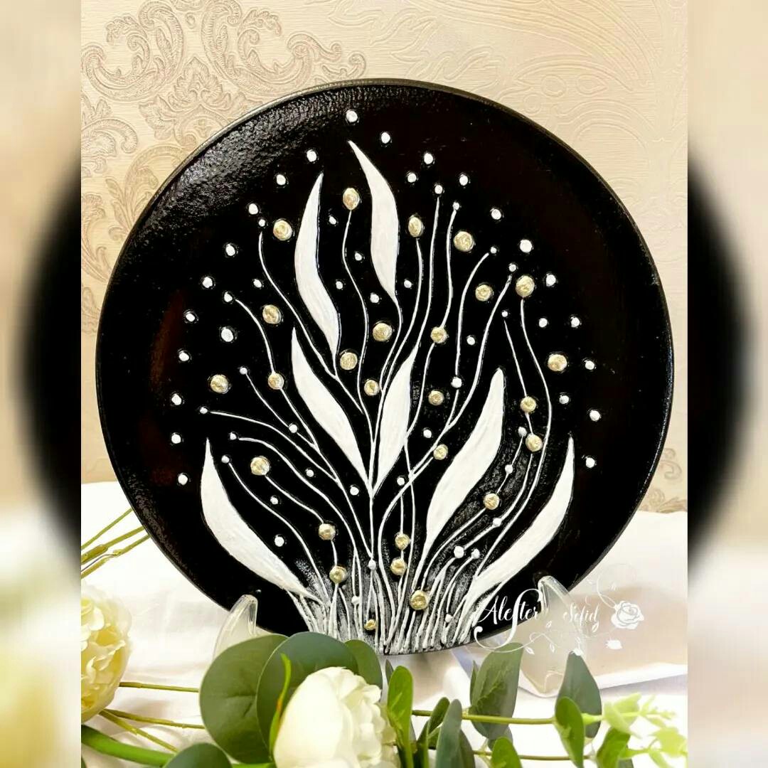 دیوارکوب دکوراتیو فانتزی تمام کار دست نقاشی برجسته ، پس کرایه