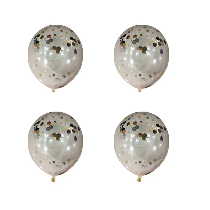 بادکنک طرح پولکی بسته 4 عددی