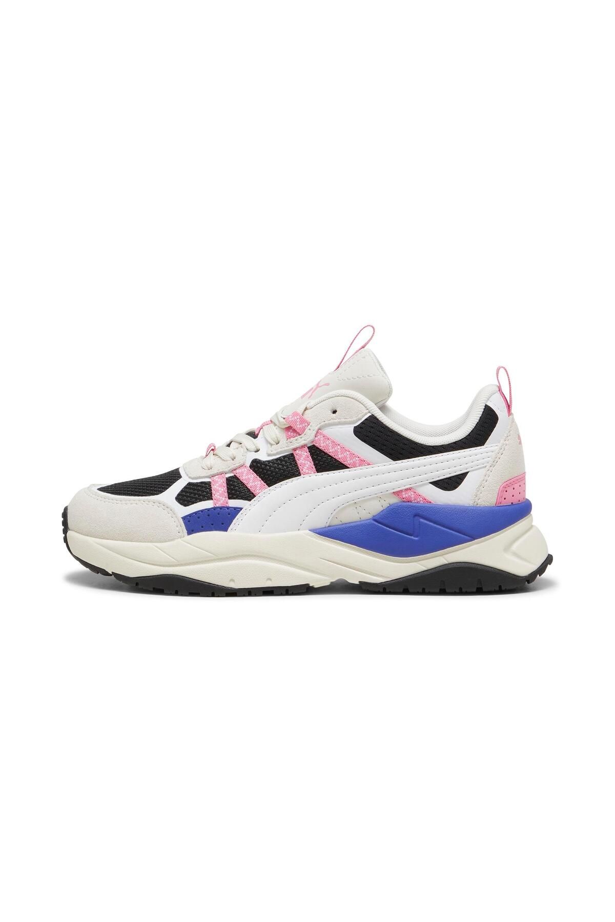 اسنیکر چند رنگ مردانه و زنانه کتونی تور با اشعه ایکس پوما سیاه سفید Puma