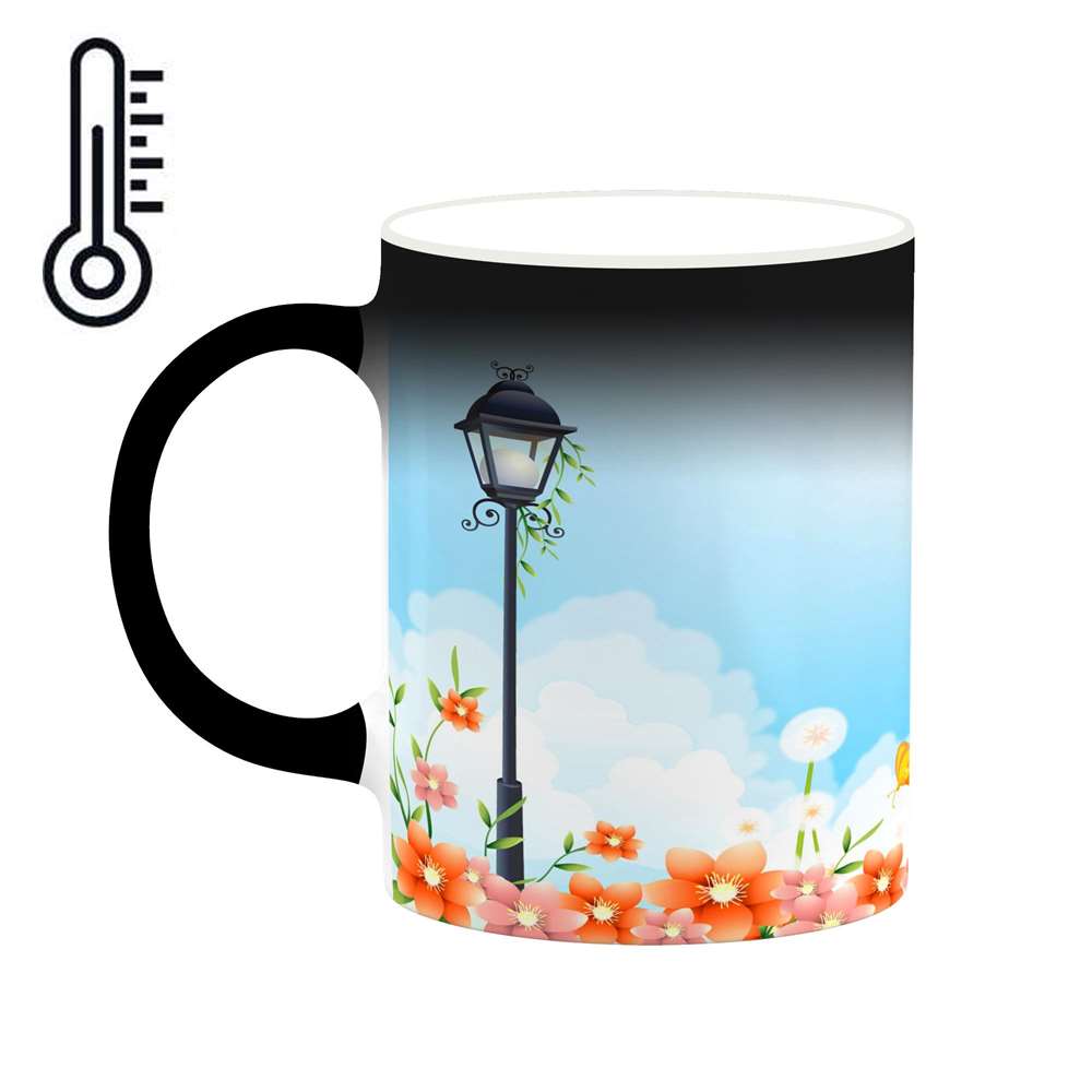 ماگ حرارتی کاکتی طرح دنیای فانتزی مدل mgh18667