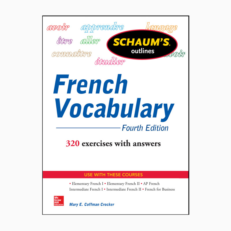 کتاب French Vocabulary  اثر Marry E. Coffman Crocker انتشارات مک گرا هیل